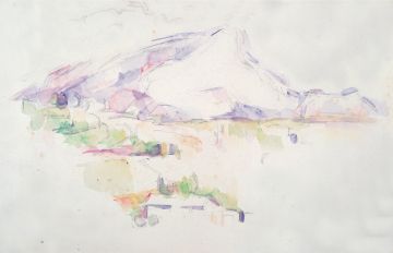 La montagne Sainte-Victoire vue des Lauves, 1901-1906 