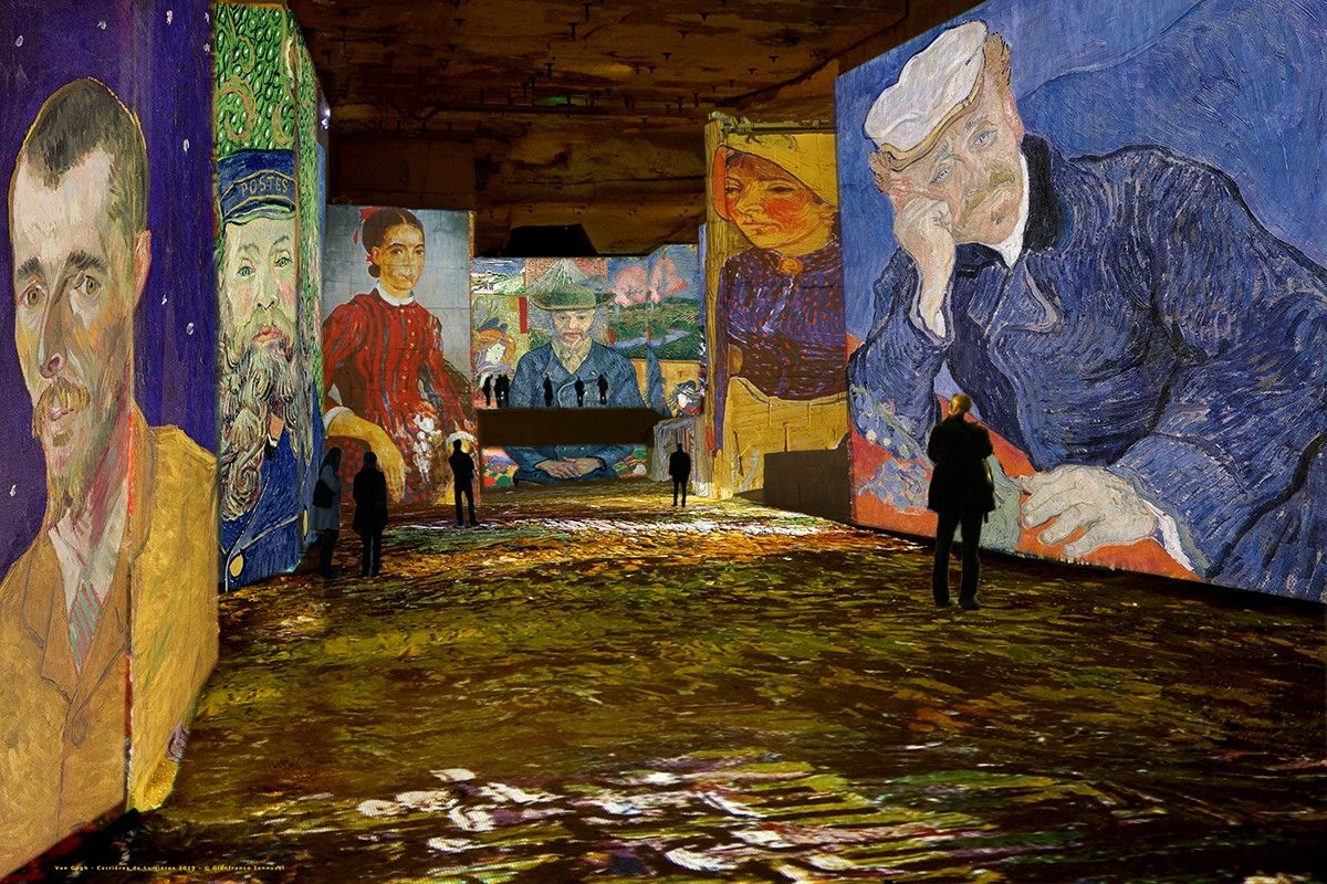 VAN GOGH, LA NUIT ÉTOILÉE AUX CARRIÈRES DE LUMIÈRES