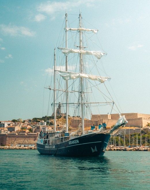 Le Kraken dans le port de Marseille 2025