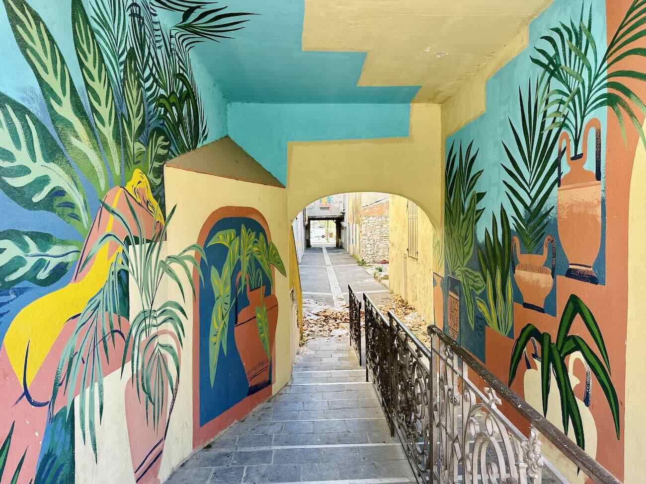 Fresque murale à Port-de-Bouc