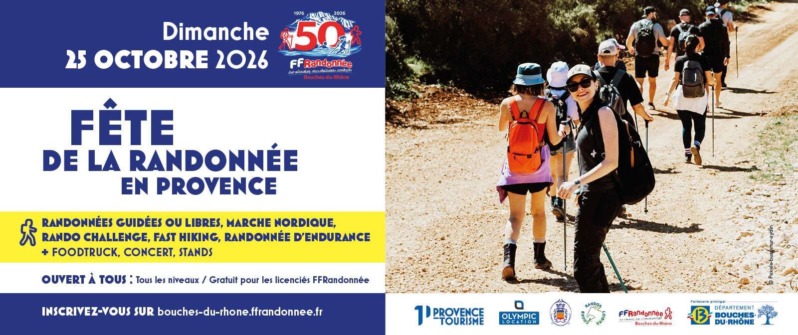 Affiche fête de la randonnée 2026